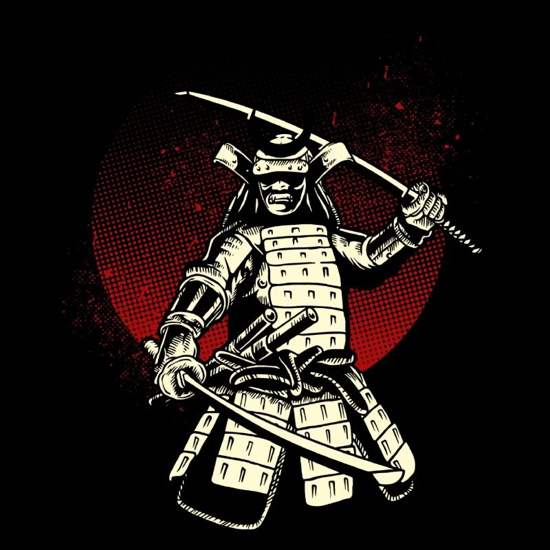 Retro Samurai Japanese Katana