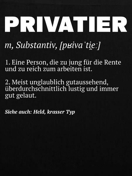 Privatier Definition