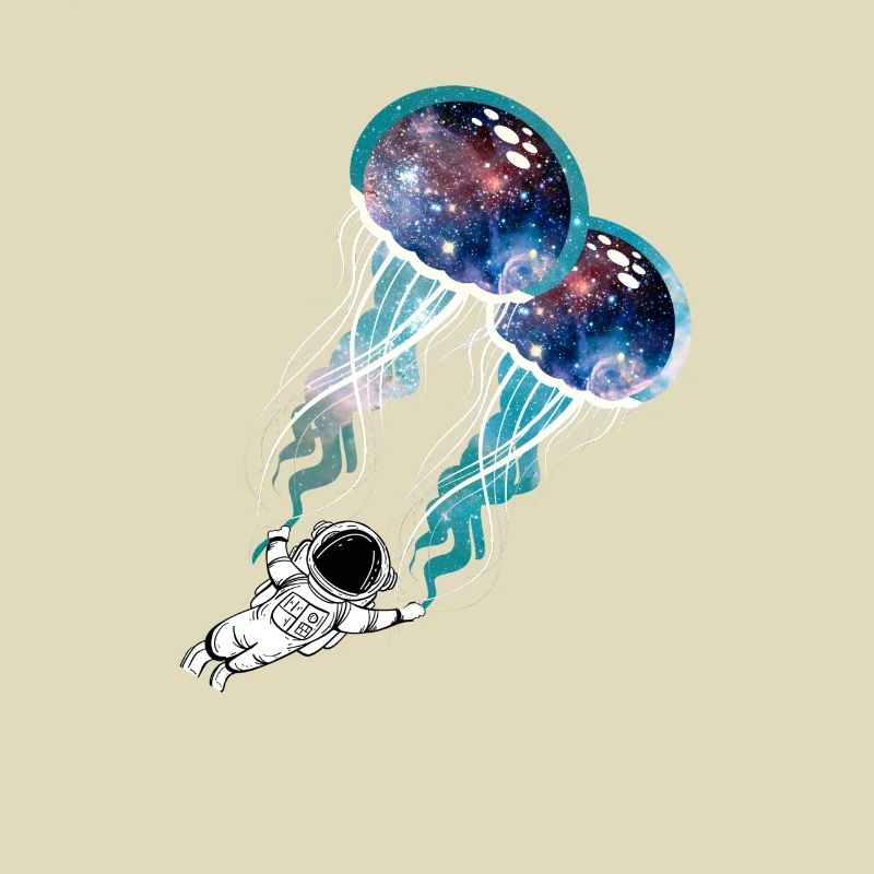 Nébuleuse Galaxie Astronaute De l’espace Extra-atmosphérique Méduses