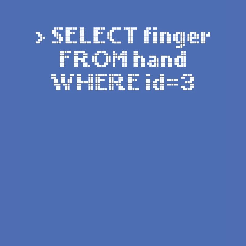 Computerprogrammierung Wählen Sie Finger aus der Hand