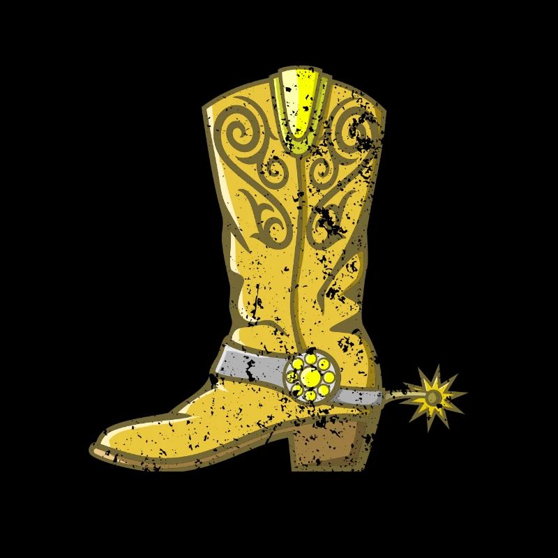 Vintage western line dance boots dancing