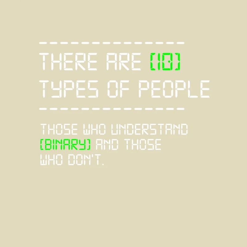 10 Arten von Menschen Programmierer Coder Entwickler Geschenk