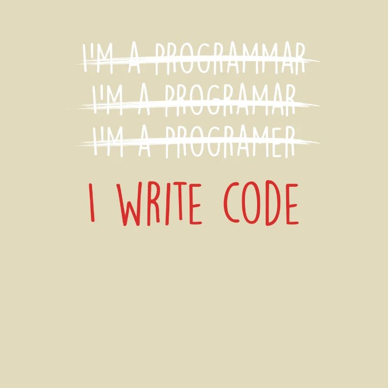 I Write Code Coder Programmer Programming Gift