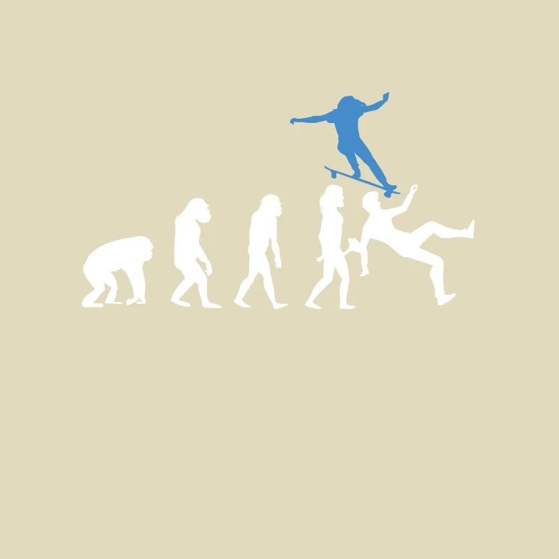 Skateboarder Evolution Skateboard Skateboarding