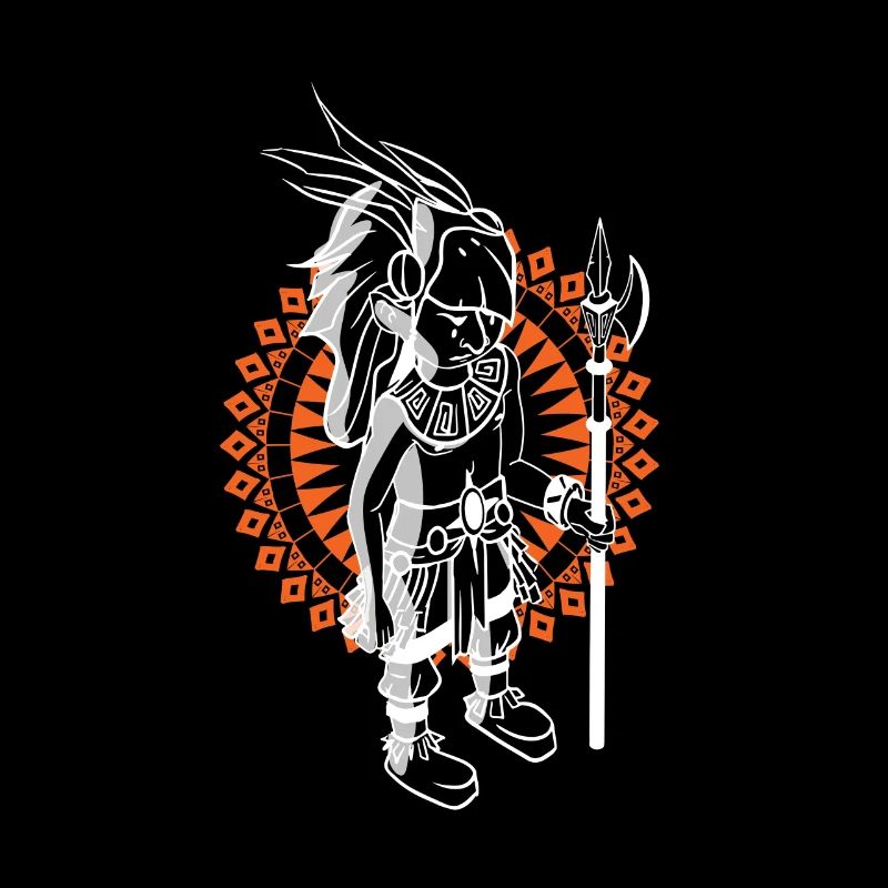 Aztec Man Warrior Maya Civilisation Indigène Inca