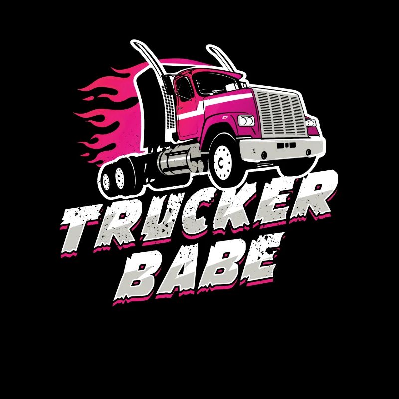 TruckerBabe Driving Trucker Driver Geschenk