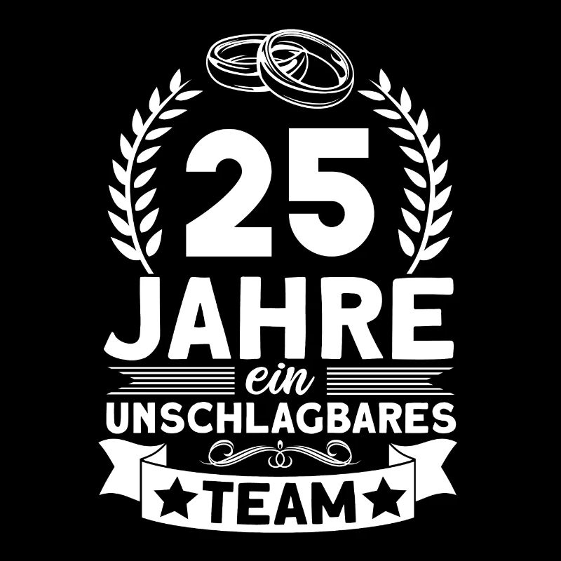 25. Hochzeitstag Team Silberhochzeit Geschenk