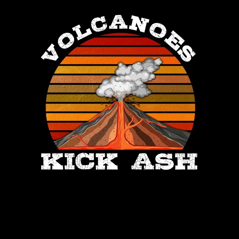 Science volcanic ash volcano gift