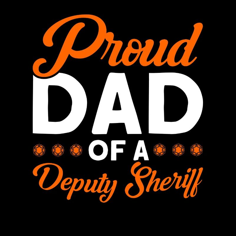 Fier Papa Assistant Shérif Papa Père