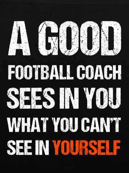 Ein guter Football Trainer