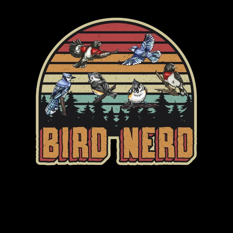 Vogelbeobachtung Nerd