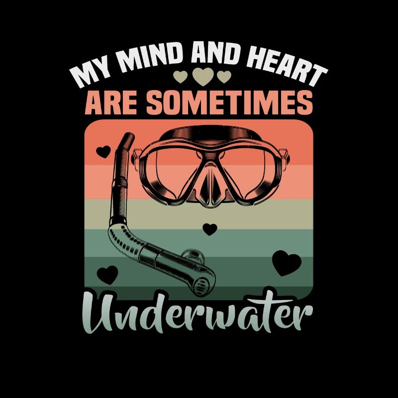 Scuba Diver Design Instructor Snorkeling