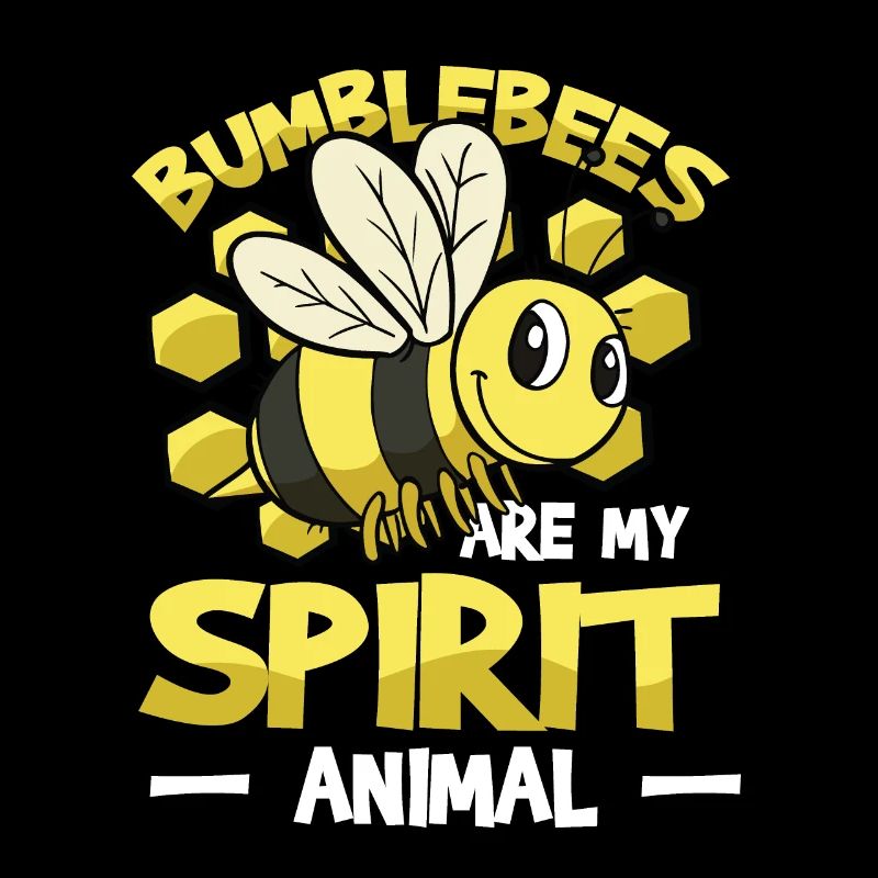 Hummeln sind mein Geist Tier Hummel