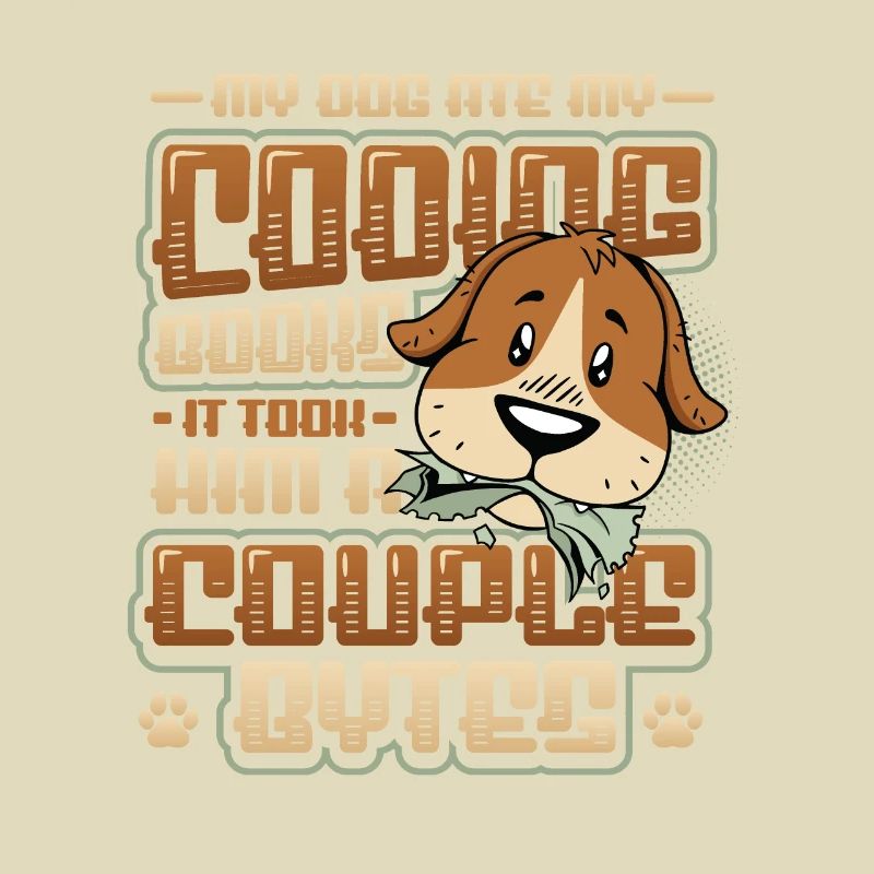 Dog Bytes Code Programmation de blagues informatiques