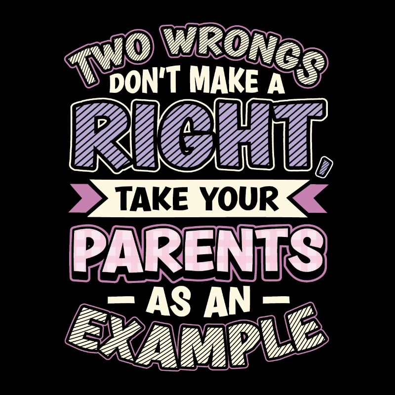 Two injustices do not make a right.