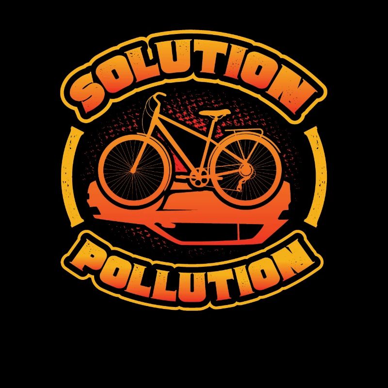 Polution Solution, Umweltschutz, Radfahren