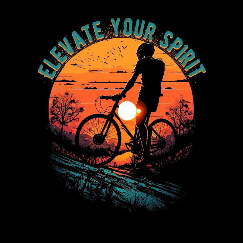 Conception cool de descente de VTT pour les fans de VTT