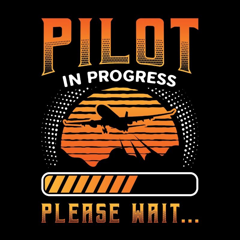 Pilot in progress, please wait, aircraft training