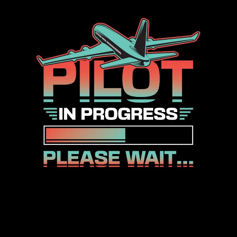 Pilot In Arbeit, Bitte Warten, Flugzeugtraining