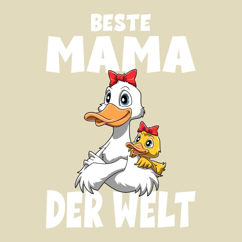 Beste Mama der Welt Muttertag Mutter Enten