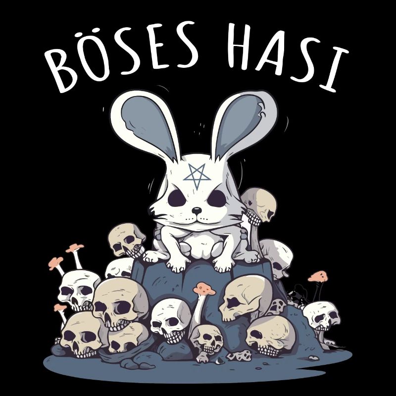 Pastel Goth Böses Hasi Pentagramm
