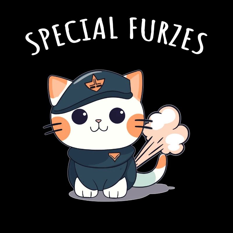 Special Furzes Katze General Militär Uniform