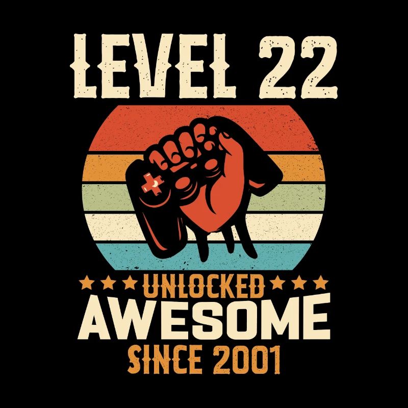 Level 22 Complete 2001 Birthday Gift