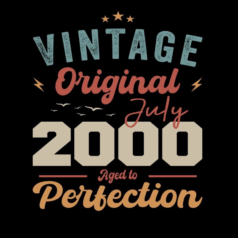 July 2000 Birthday July 2000 Original 2000 July