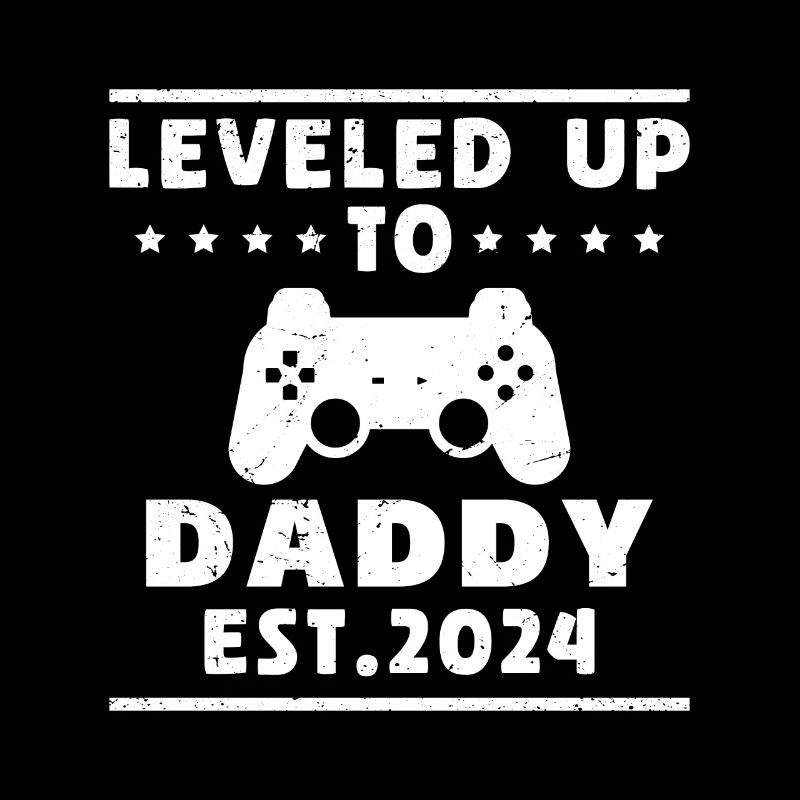 Leveled up to Daddy 2024, Dad Gift 2024