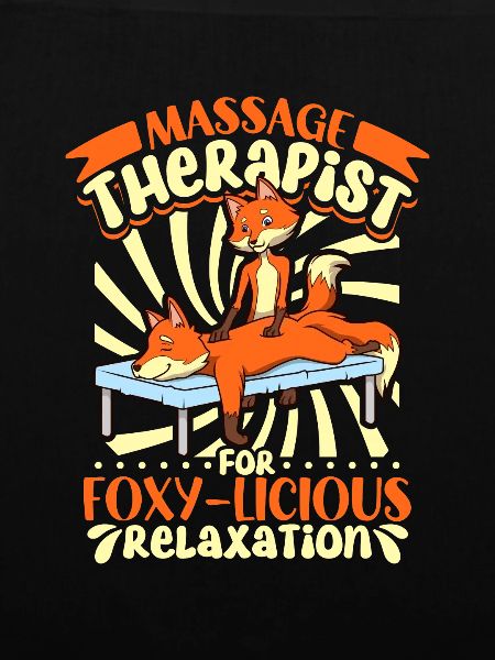Fuchs bei der Massage