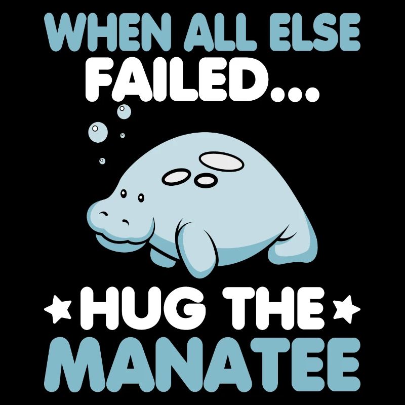 When all else failed hug the Manatee Ozean Seekuh