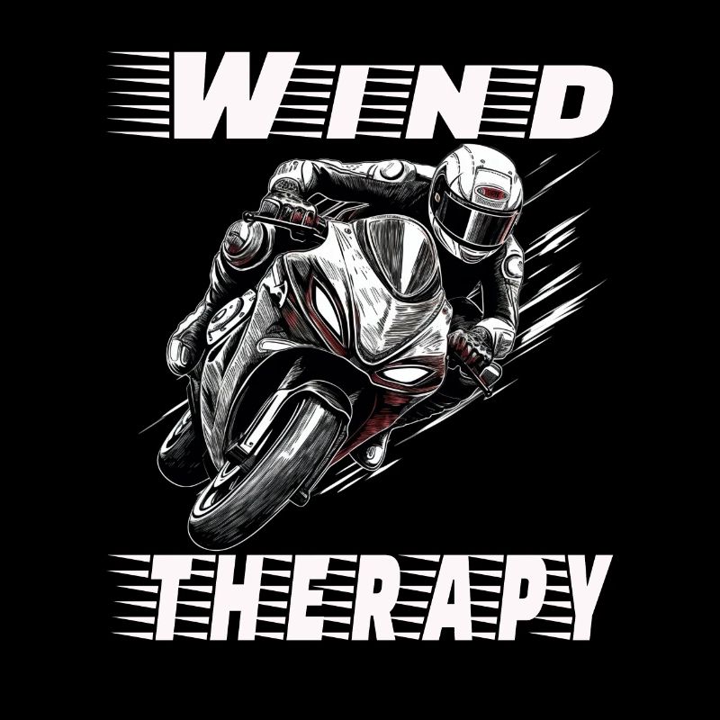 Wind Therapy Motorradfahren Motorrad Biker