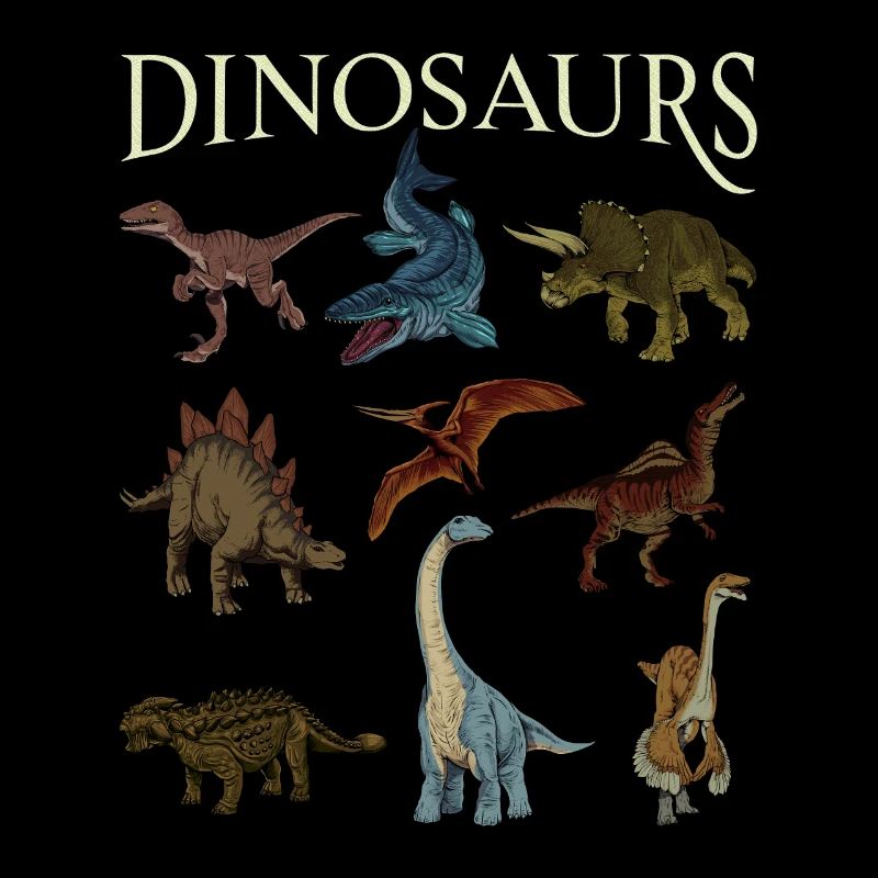 Verschiedene Dinosaurier