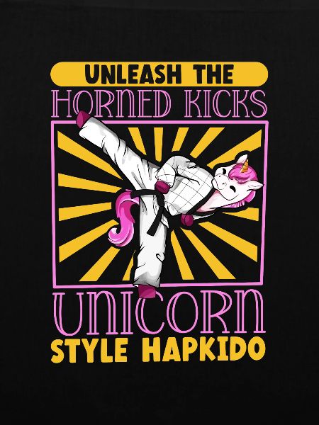 Einhorn macht Hapkido
