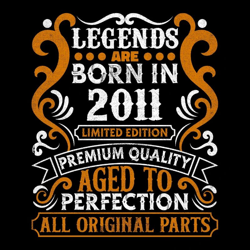 Legends Are Born In 2011 Geburtstagsgeschenk -2011