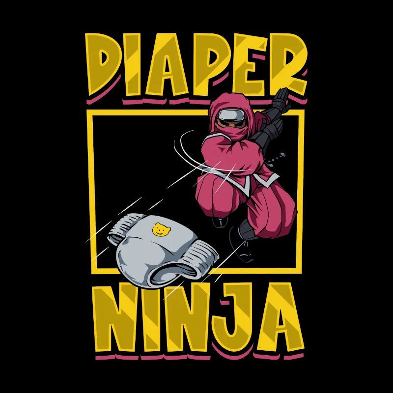 Couche-culotte Ninja - Lange pour bébé