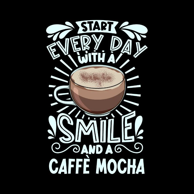 Smile with caffè mocha