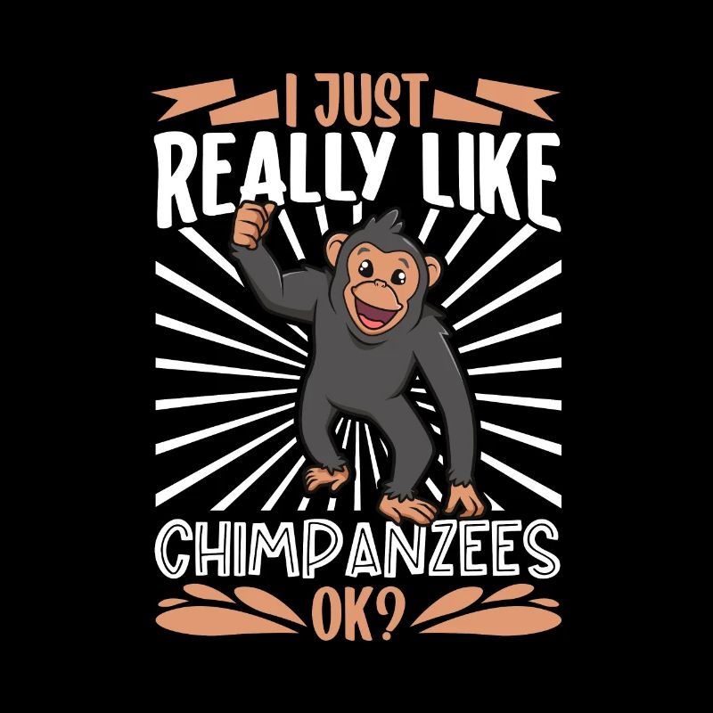 I love chimpanzees - chimpanzee