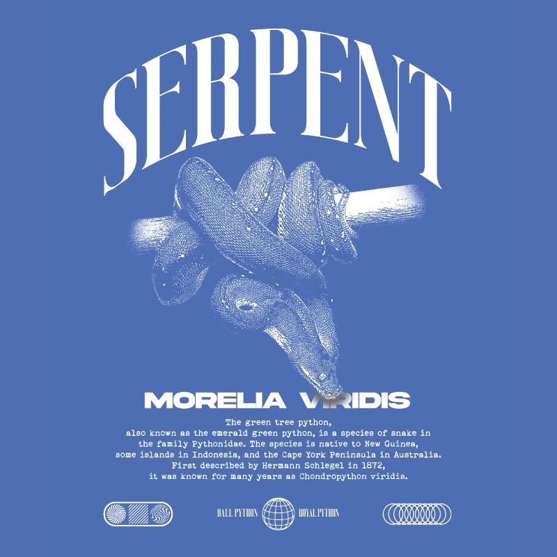 Green Tree Python Modern Reptile Keeper Streetwear