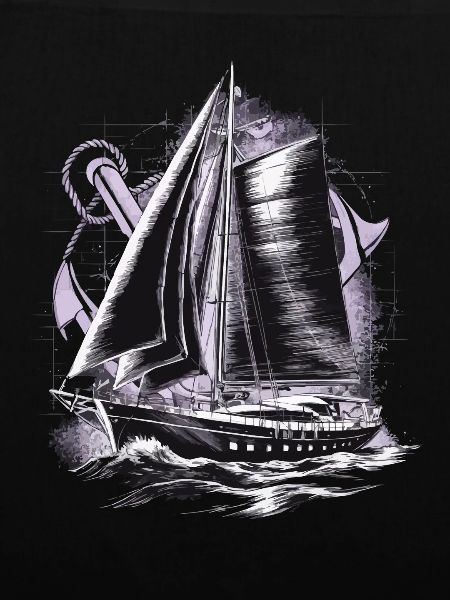 Segelboot mit Anker Geschenk