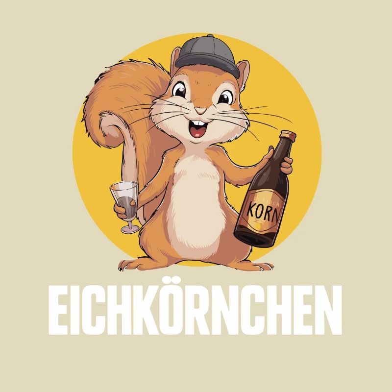 Eichkörnchen Eichhörnchen mit Korn
