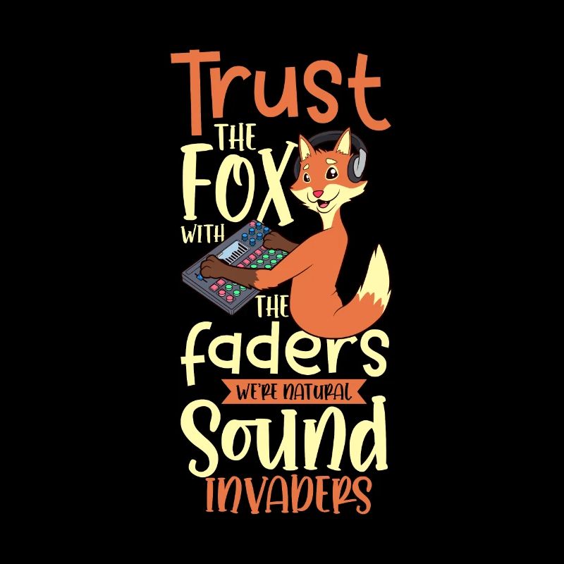 Fuchs at the mixing desk - sound engineer
