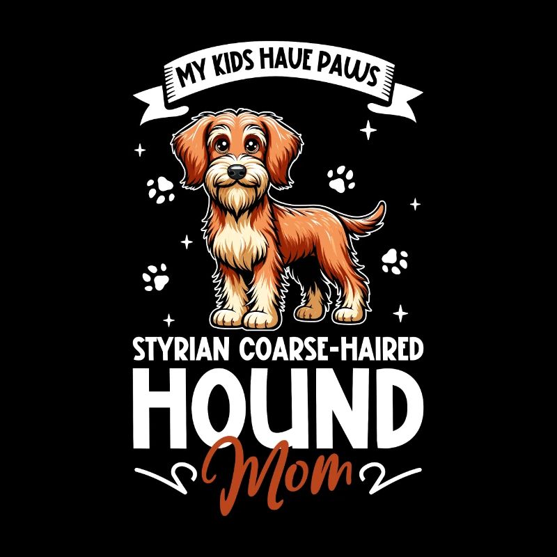 Styrian Rough-haired Hound Mama