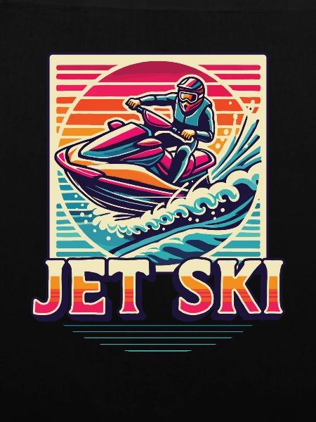 Jet Ski Abenteuer Retro Sommer