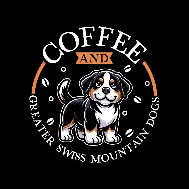 Kaffee und Großer Schweizer Sennenhund