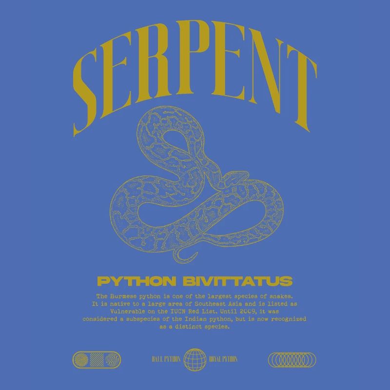 Python Birman Moderne Reptile Keeper Streetwear