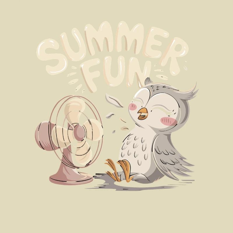 Summer Fun Eule mit Ventilator