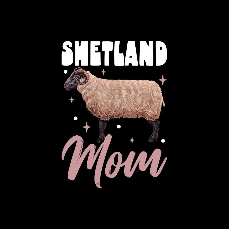 Shetlandschaf Mama
