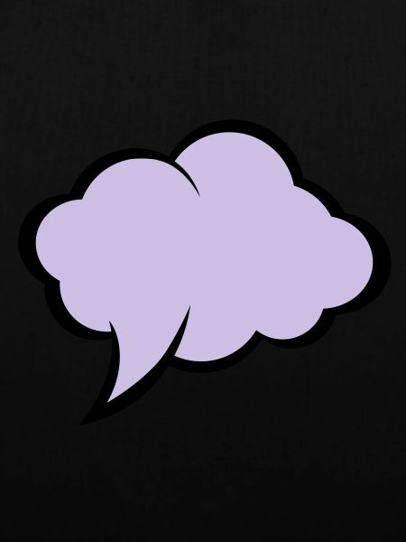 Comic speech bubble