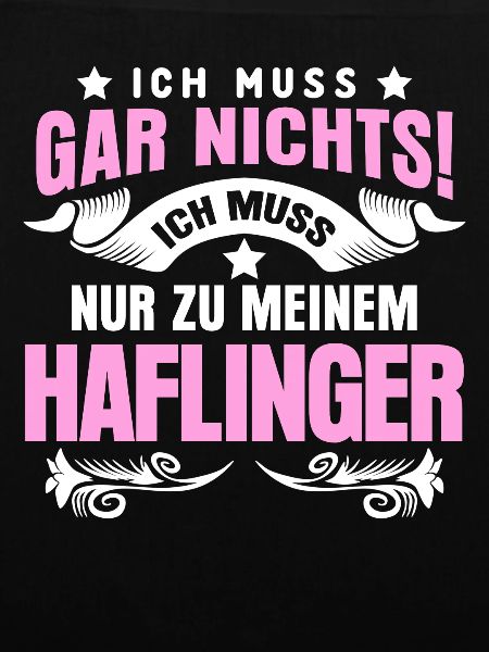 Haflinger - Pferde Spruch